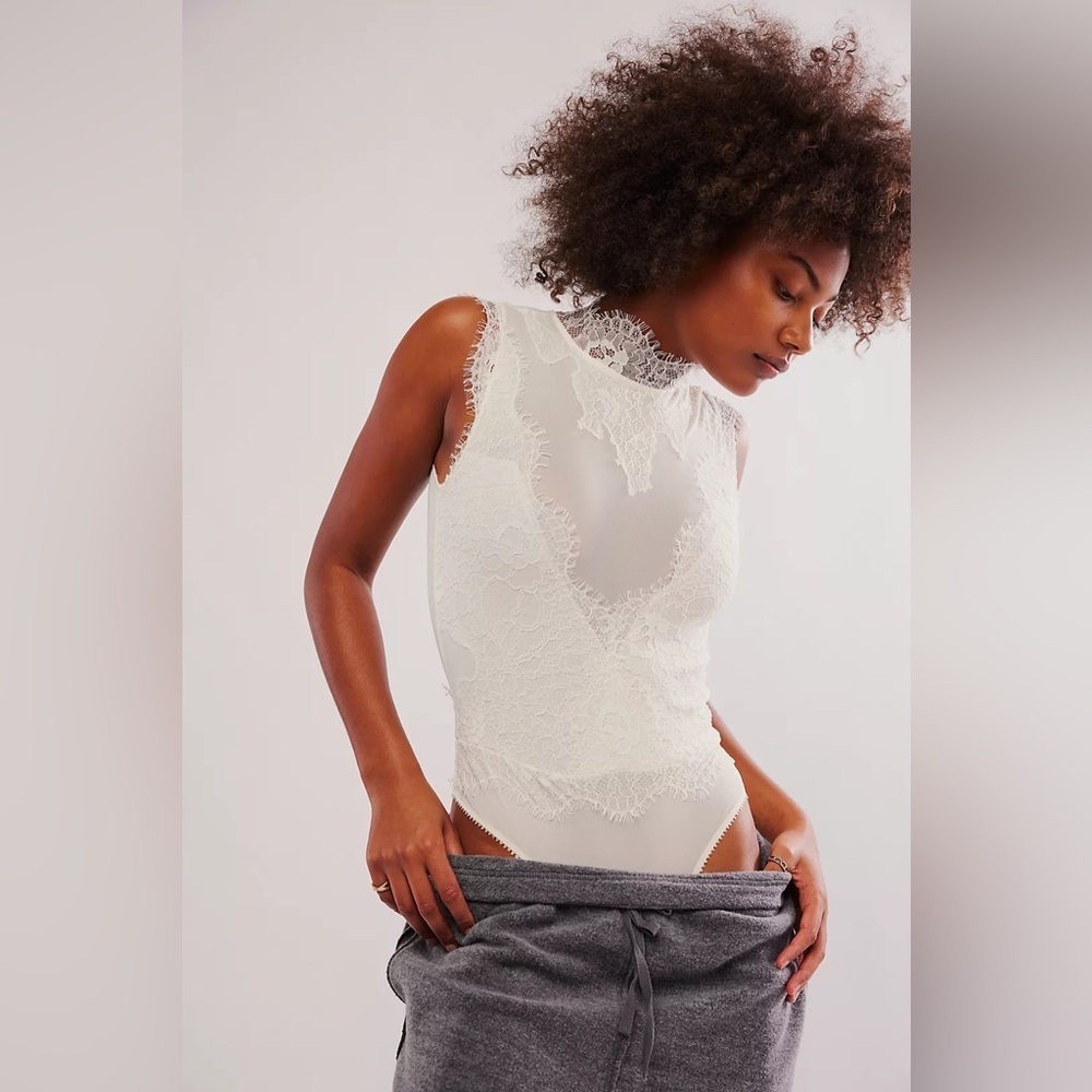 Free People Sweet Nothings Bodysuit Size XL